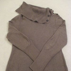 Banana Republic, Mocha Long Sleeve Sweater, Size M